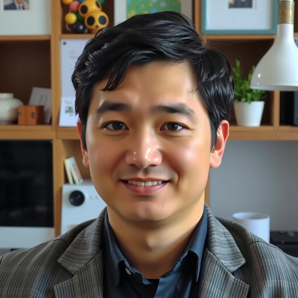 Portrait of David Lee, Head of Digital Marketing at MarketDash, looking thoughtful.