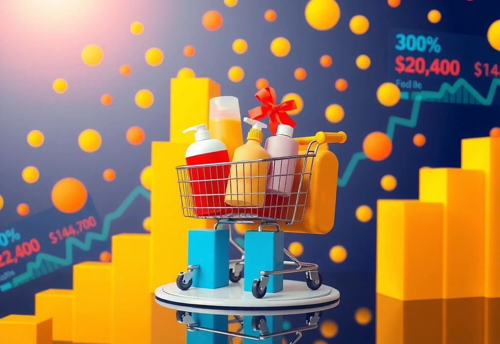 Image representing a successful e-commerce marketing campaign