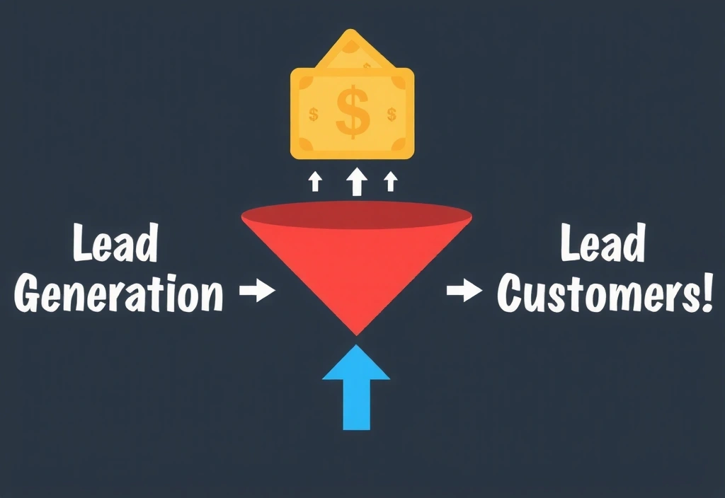 Image representing successful lead generation and conversion