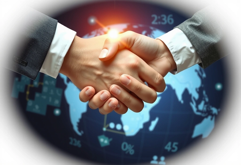 Partnership and support illustration