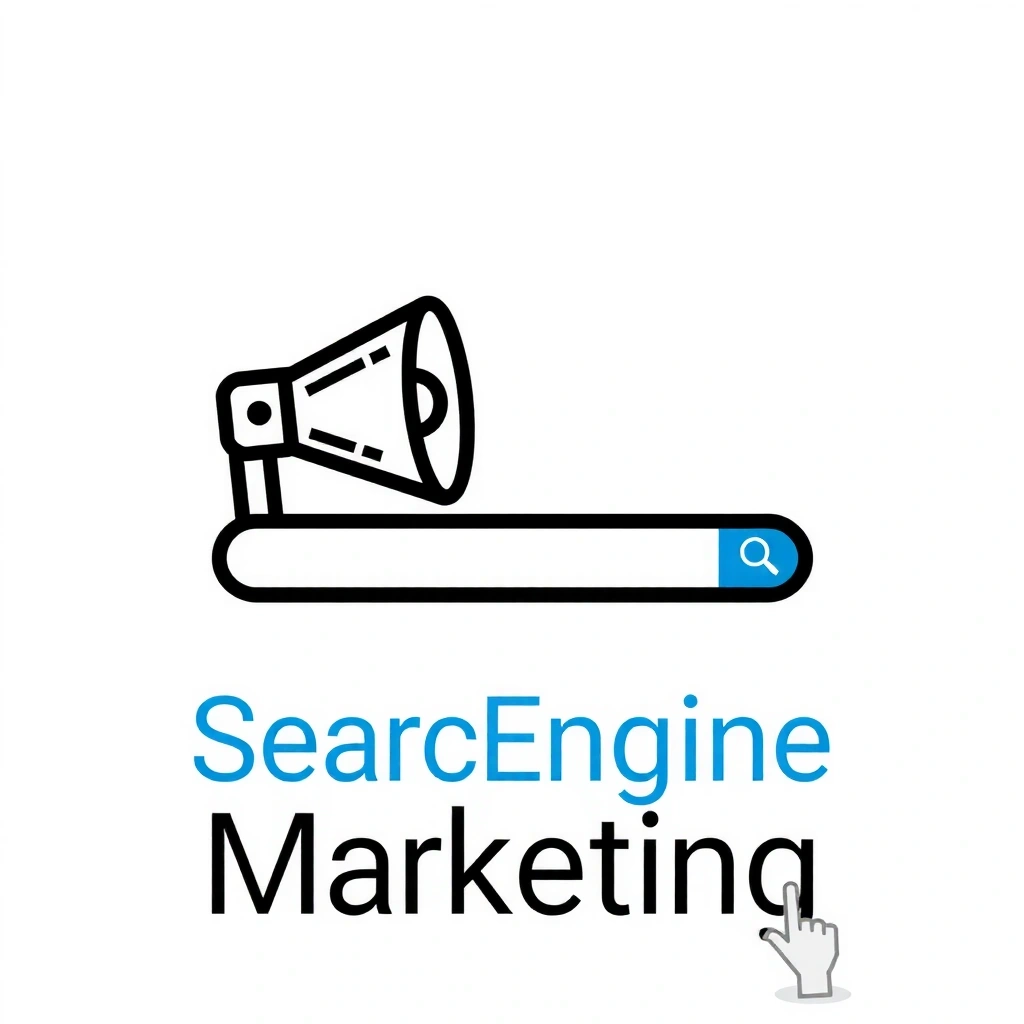 SEM advertising illustration